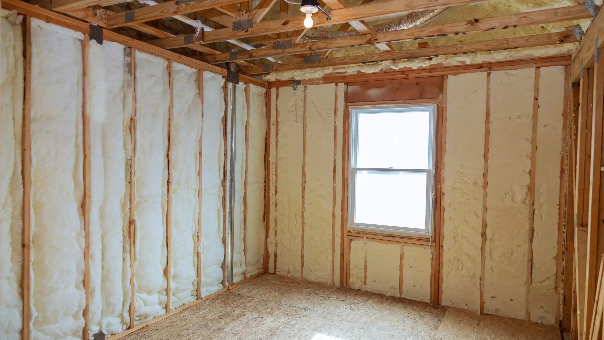 Insulation installed in a Cincinnati attic